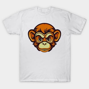 Orange Monkey T-Shirt